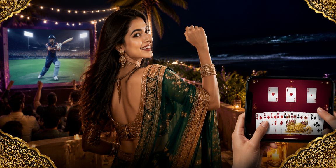 গাজীপুরের সমুদ্র সৈকতে ক্রিকেট বেটিং অ্যাপ ব্যবহার করছেন একজন ব্যক্তি